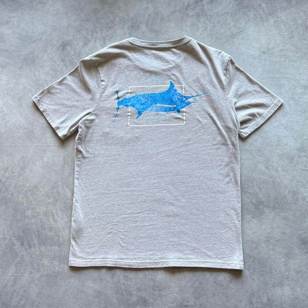Grey guy harvey pocket tee